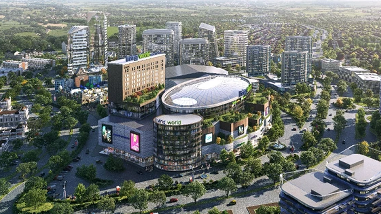 Pemandangan kota Cibubur dengan properti strategis