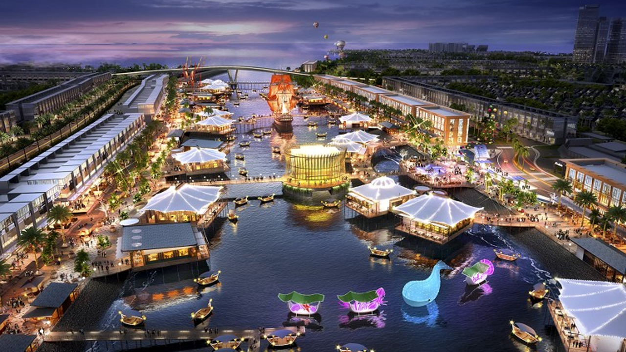 Pemandangan kota PIK dengan properti strategis